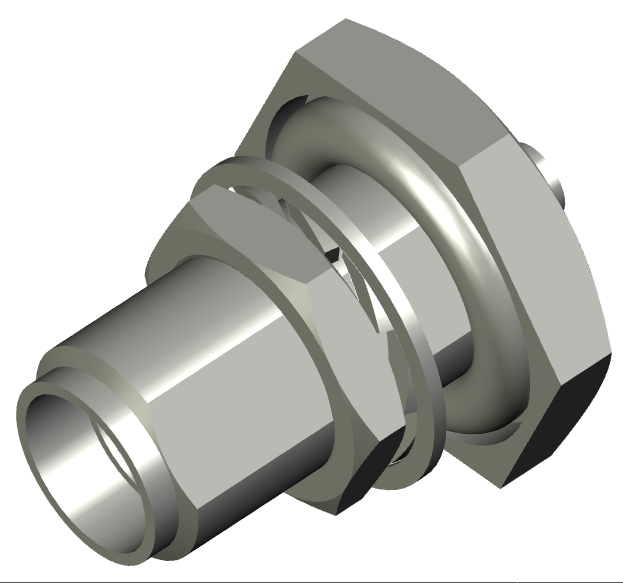 Соединитель коаксиальный H+S 24 SMA-50-1-6/111 YH