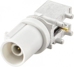 Right angle plug pcb w. housing Rosenberger 59S20K-40MT5-B
