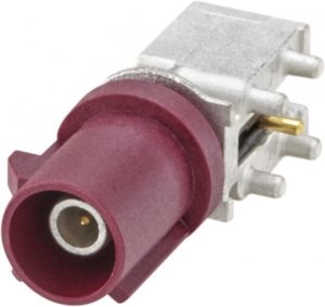 Right angle plug pcb w. housing Rosenberger 59S20K-40MT5-D