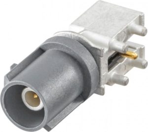 Right angle plug pcb w. housing Rosenberger 59S20K-40MT5-G