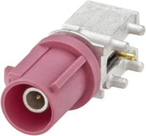 Right angle plug pcb w. housing Rosenberger 59S20K-40MT5-H