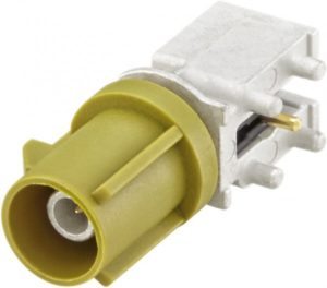 Right angle plug pcb w. housing Rosenberger 59S20K-40MT5-K