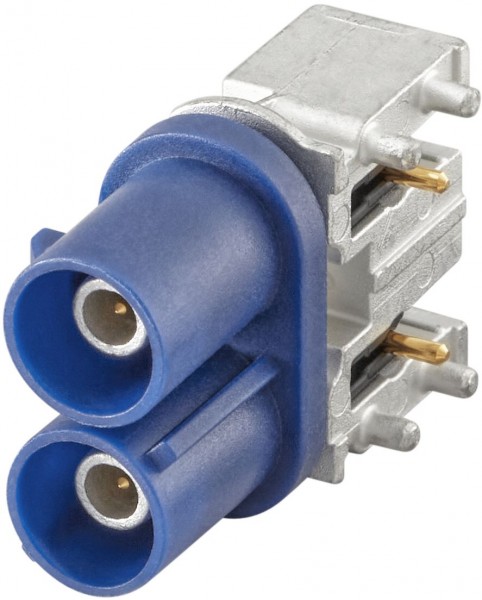 Right angle plug pcb w. housing Rosenberger 59S20M-40MT5-C