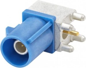 Right angle plug pcb w. housing Rosenberger 59S20X-400T5-C