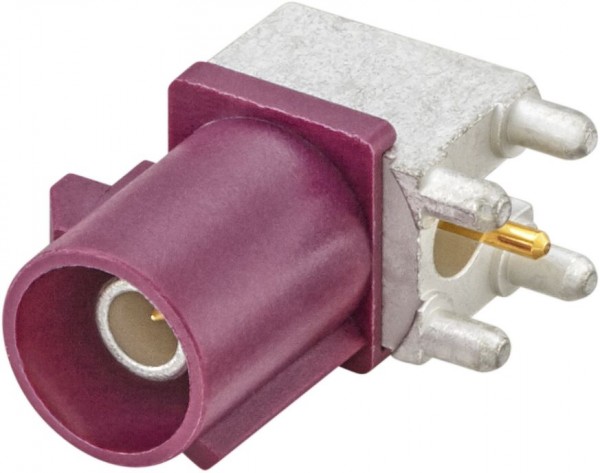 Right angle plug pcb w. housing Rosenberger 59S20X-400T5-D
