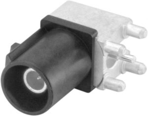 Right angle plug pcb w. housing Rosenberger 59S20X-400T5-N
