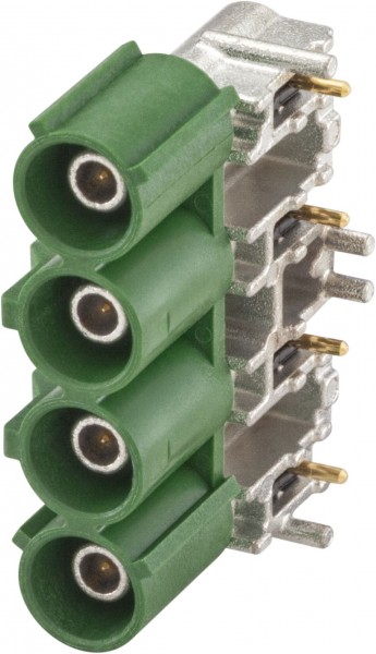 Right angle plug pcb w. housing Rosenberger 59S20Z-40MT5-E