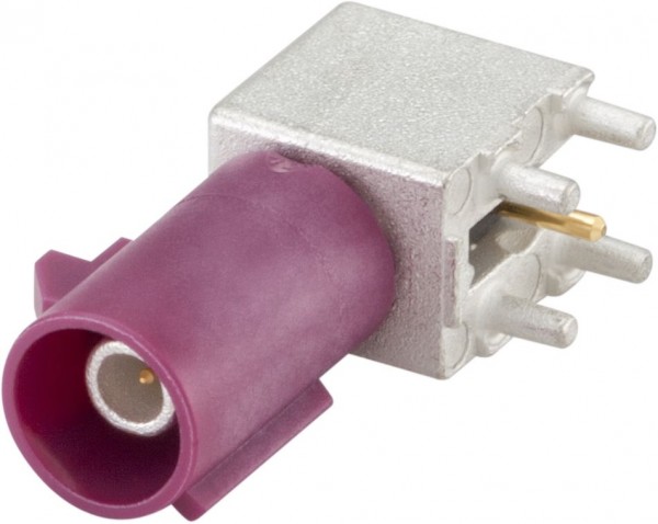 Right angle plug pcb w. housing Rosenberger 59S22B-40MT5-D