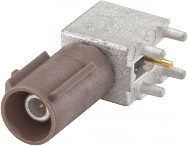 Right angle plug pcb w. housing Rosenberger 59S22B-40MT5-F