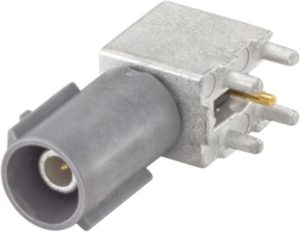 Right angle plug pcb w. housing Rosenberger 59S22B-40MT5-G