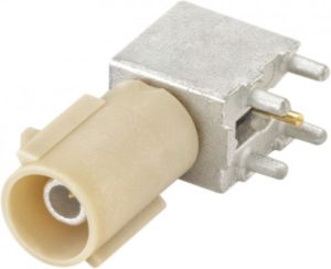 Right angle plug pcb w. housing Rosenberger 59S22B-40MT5-I