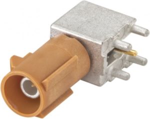 Right angle plug pcb w. housing Rosenberger 59S22B-40MT5-M