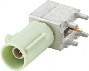Right angle plug pcb w. housing Rosenberger 59S22B-40MT5-N