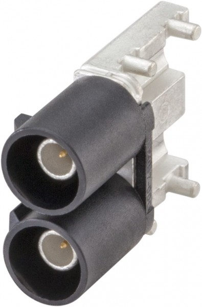 Right angle plug pcb w. housing Rosenberger 59S2DA-40MT5-A