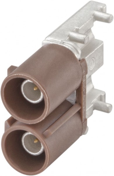 Right angle plug pcb w. housing Rosenberger 59S2DA-40MT5-F
