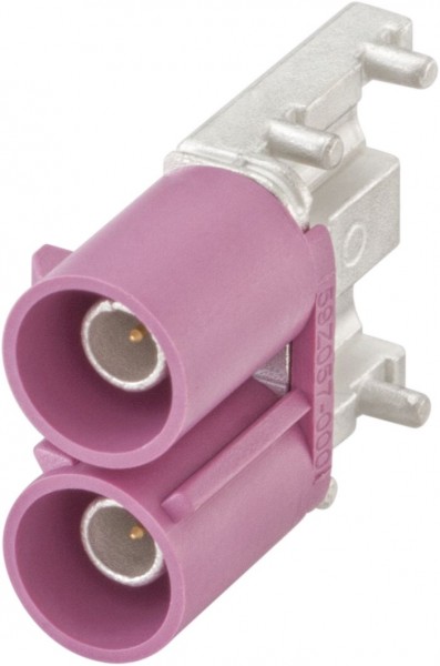 Right angle plug pcb w. housing Rosenberger 59S2DA-40MT5-H