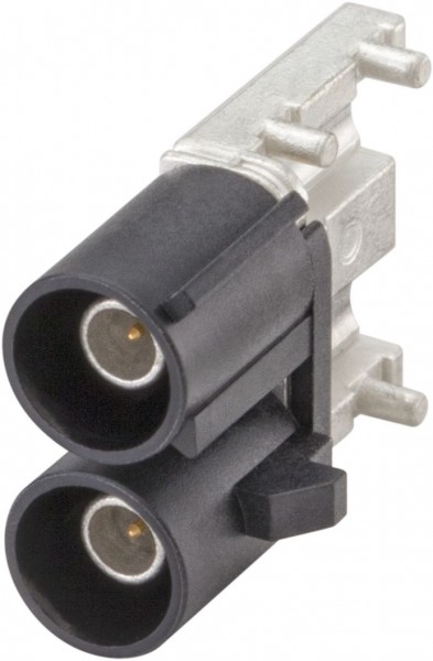 Right angle plug pcb w. housing Rosenberger 59S2DU-40MT5-A