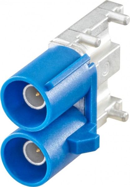 Right angle plug pcb w. housing Rosenberger 59S2DU-40MT5-C