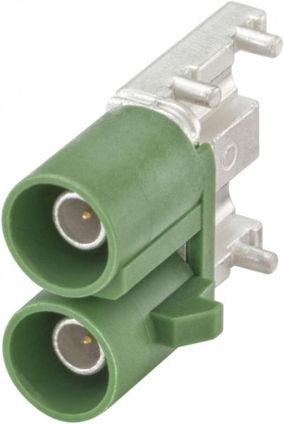Right angle plug pcb w. housing Rosenberger 59S2DU-40MT5-E