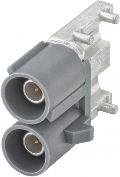 Right angle plug pcb w. housing Rosenberger 59S2DU-40MT5-G