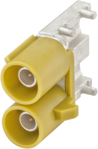 Right angle plug pcb w. housing Rosenberger 59S2DU-40MT5-K