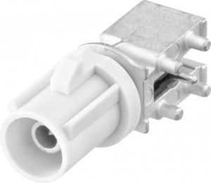 Right angle plug pcb w. housing Rosenberger 59S2LK-40MT5-D