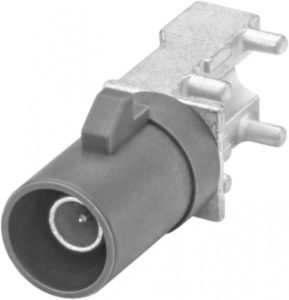 Right angle plug pcb w. housing Rosenberger 59S2LL-40MT5-D