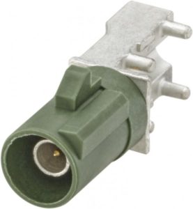 Right angle plug pcb w. housing Rosenberger 59S2LL-40MT5-E