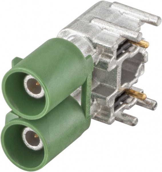 Right angle plug pcb w. housing Rosenberger 59S2MB-40MT5-E
