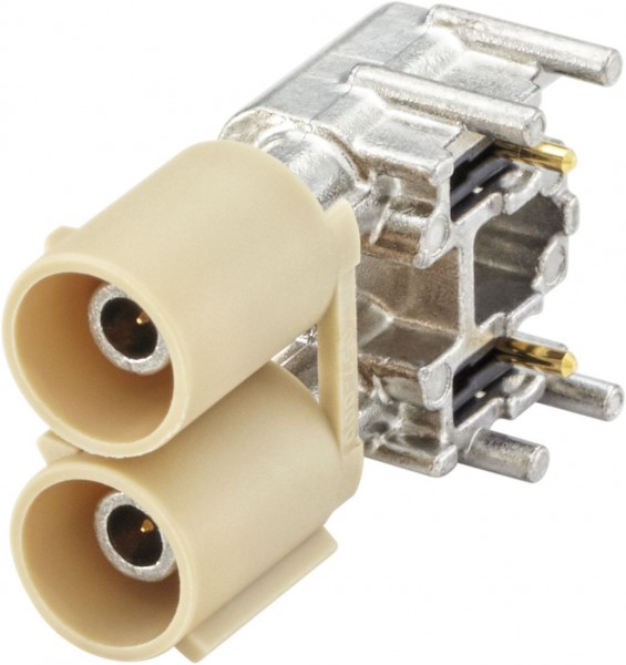 Right angle plug pcb w. housing Rosenberger 59S2MB-40MT5-I