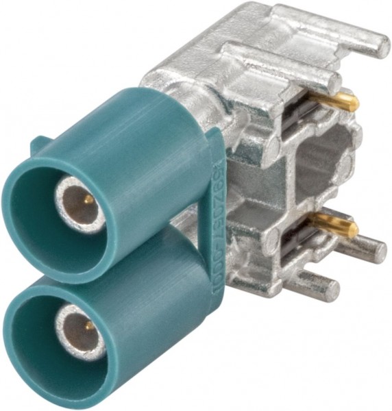 Right angle plug pcb w. housing Rosenberger 59S2MB-40MT5-Z