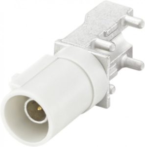 Right angle plug pcb w. housing Rosenberger 59S2PL-40MT5-B