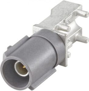 Right angle plug pcb w. housing Rosenberger 59S2PL-40MT5-G