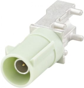 Right angle plug pcb w. housing Rosenberger 59S2PL-40MT5-N