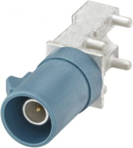 Right angle plug pcb w. housing Rosenberger 59S2PL-40MT5-Z