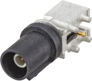 Right angle plug pcb w. housing Rosenberger 59S2RK-40MT5-A