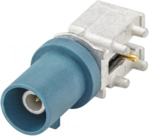 Right angle plug pcb w. housing Rosenberger 59S2RK-40MT5-Z