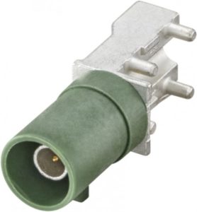 Right angle plug pcb w. housing Rosenberger 59S2RL-40MT5-E