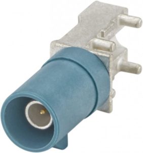 Right angle plug pcb w. housing Rosenberger 59S2RL-40MT5-Z