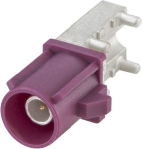 Right angle plug pcb w. housing Rosenberger 59S2UQ-40MT5-D_1
