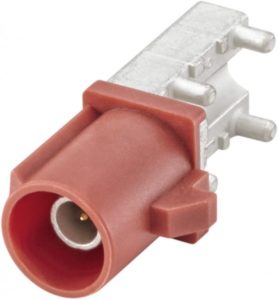 Right angle plug pcb w. housing Rosenberger 59S2UQ-40MT5-L_1