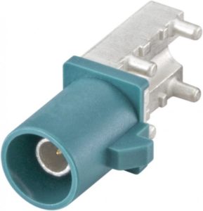 Right angle plug pcb w. housing Rosenberger 59S2UQ-40MT5-Z_1