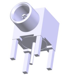 Соединитель коаксиальный H+S 85 MCX-75-0-1/111 NE