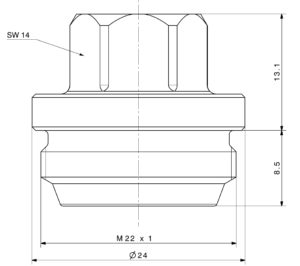 Газовая капсула H+S 9071.99.0747