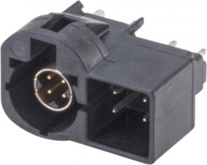 Straight plug pcb w. housing Rosenberger 99S10L-40MA5-A