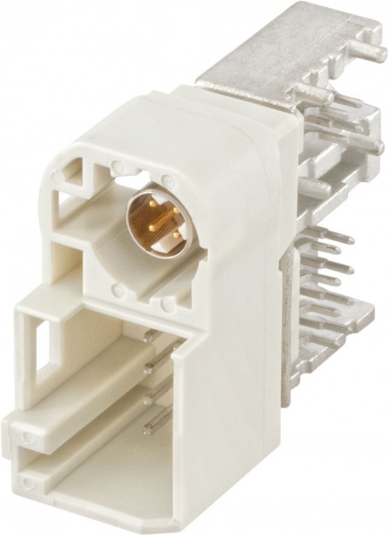 Right angle plug pcb w. housing Rosenberger 99S204-40MA5-B