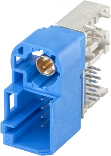 Right angle plug pcb w. housing Rosenberger 99S204-40MA5-C