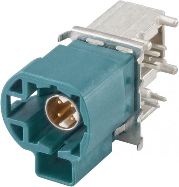Right angle plug pcb w. housing Rosenberger 99S20i-40MA5-Z
