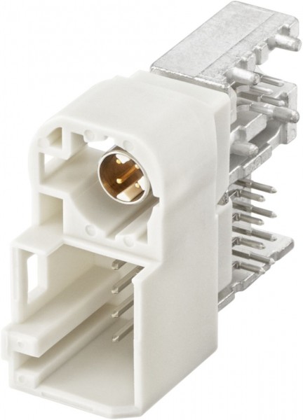 Right angle plug pcb w. housing Rosenberger 99S219-40MA5-B