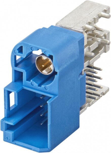 Right angle plug pcb w. housing Rosenberger 99S219-40MA5-C